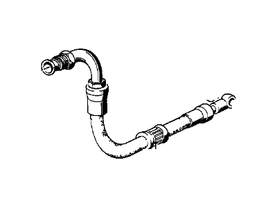BMW 32-41-1-117-568 Pressure Hose Assembly