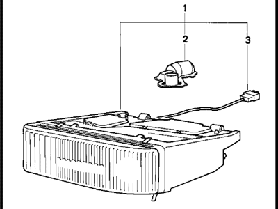 BMW 63-12-1-383-371 Left Headlight
