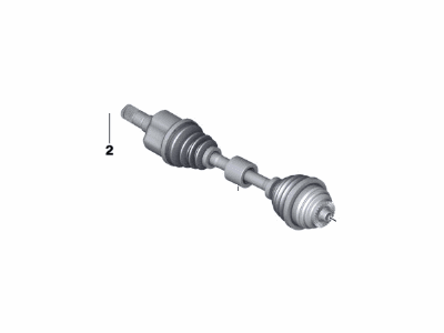 BMW 31-60-8-482-645 Left Cv Axle Shaft