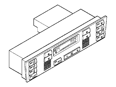BMW 64-11-6-901-628 Automatic Air Conditioning Control