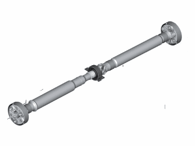 BMW 26-10-7-614-503 Rear Drive Shaft Assembly