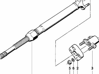 BMW 32-31-1-161-582 Steering Shaft