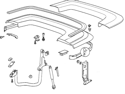 BMW 51-17-8-205-044 Covering Right