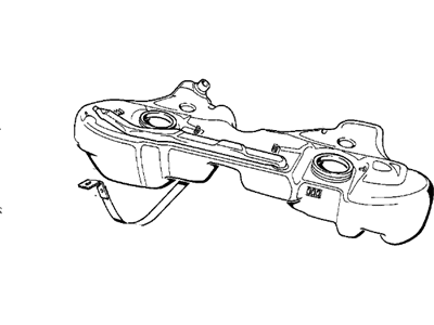 BMW 16-11-1-183-062 Plastic Fuel Tank