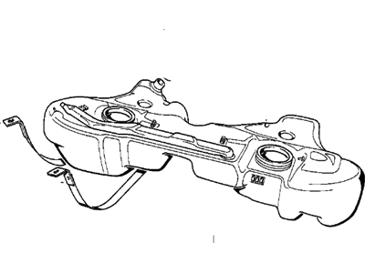 BMW 16-11-1-182-490 Plastic Fuel Tank