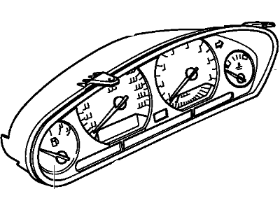 BMW 62-11-2-497-711 Instrument Cluster