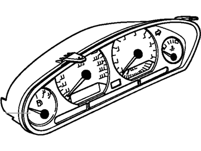 BMW 62-10-8-379-819 Instrument Cluster