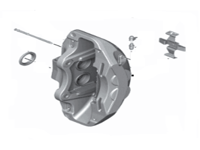 BMW 34-11-6-872-568 Brake Caliper Right