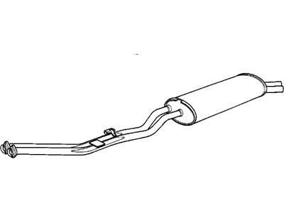 BMW 18-30-1-707-046 Rear Muffler Exhaust Starla