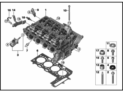 BMW 11-36-8-684-920 Camshaft Inlet Adjustment Unit