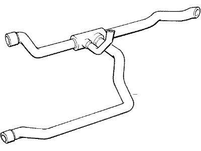 BMW 64-21-1-387-010 Radiator Hose Heater Motor