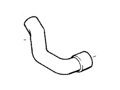 BMW 64-21-1-394-292 Hose For Water Valve And Right Radiator