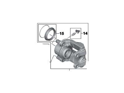 BMW 34-11-6-778-145 Brake Caliper Left