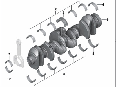 BMW 11-21-2-163-665 Crankshaft