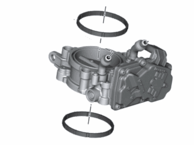 BMW 13-54-8-053-336 THROTTLE HOUSING ASSY
