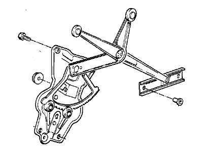 BMW 51-33-1-935-641 Front Left Door Window Regulator