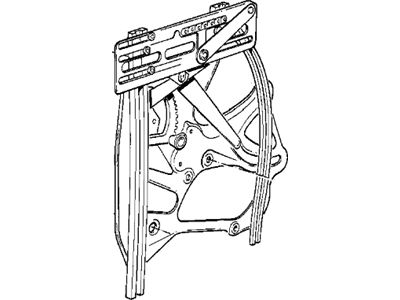 BMW 51-37-1-935-644 Rear Right Window Regulator