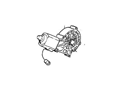 BMW 51-33-1-377-755 Window Motor Left