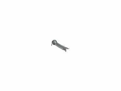 BMW 31-10-6-861-177 Bottom Rubber Mount Wishbone, Left