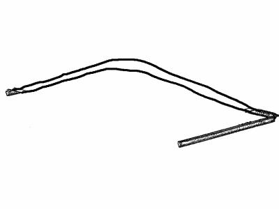 BMW 54-12-1-906-999 Rear Sliding/Lifting Roof Cover Gasket