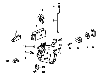 BMW 51-21-8-203-937 Lever