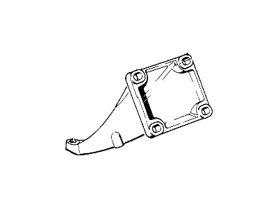 BMW 11-81-1-127-362 Engine Mount Supporting Bracket Set