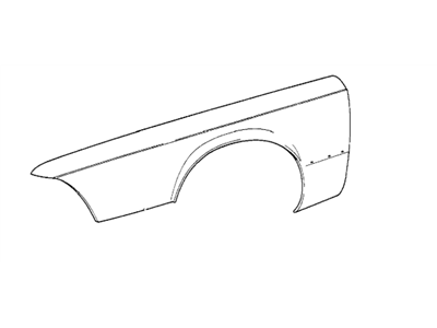 BMW 41-35-1-955-327 Side Panel, Front Left