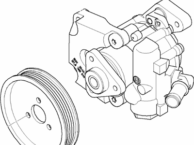 BMW 32-41-6-757-913 Exchange Power Steering Pump
