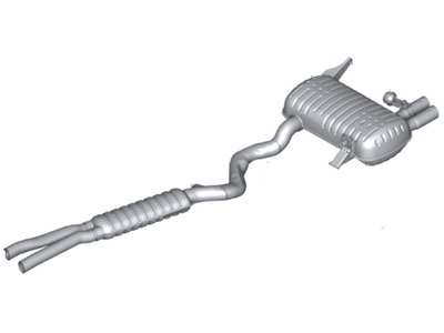 BMW 18-30-7-572-669 Rear Exhaust System