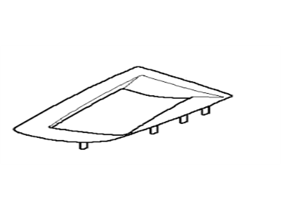BMW 51-45-6-967-483 Trim Piece For Head-Up Display