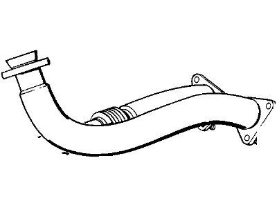 BMW 18-31-1-716-362 Exhaust Pipe