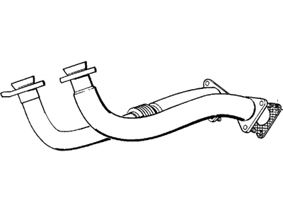 BMW 18-31-1-716-361 Exhaust Pipe