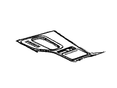 BMW 51-16-2-695-566 Center Console Insert, Centre