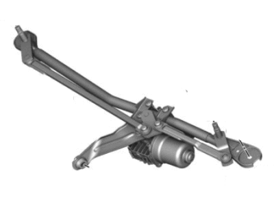 BMW 61-61-9-853-336 WIPER SYSTEM, COMPLETE