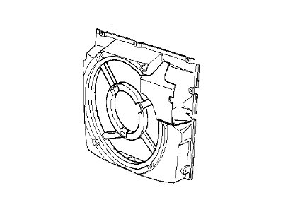 BMW 64-54-8-370-967 Compression Shroud