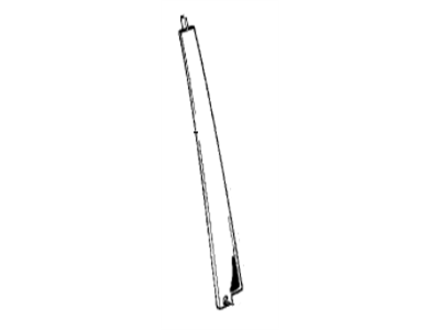 BMW 51-32-1-846-553 Moulding Black Window Frame Left