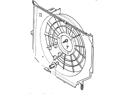 BMW 17-42-7-519-705 Fan Shroud