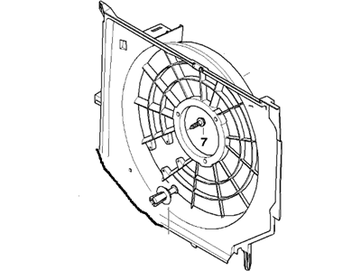 BMW 17-11-7-507-604 Fan Shroud