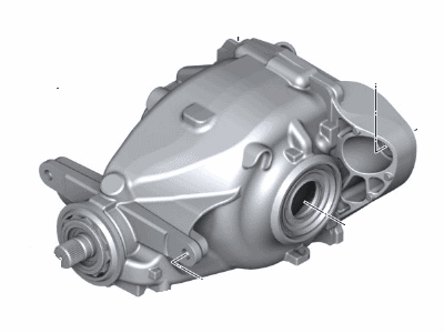 BMW 33-10-7-603-748 Rear Axle Drive Differential