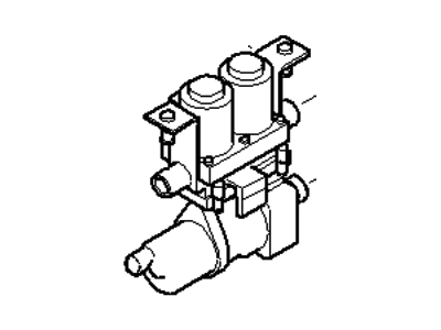 BMW 64-11-8-374-994 Water Valve With Additional Water Pump