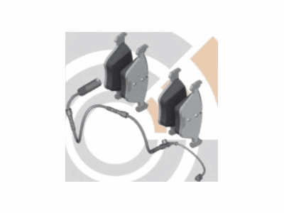 BMW 34-11-2-288-859 Set, Brake Pads, With Brake-Pad Sensor