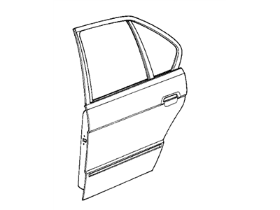 BMW 41-52-8-185-067 Door, Rear Left