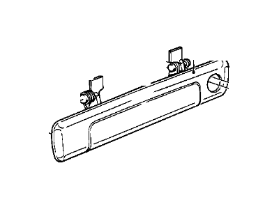 BMW 51-21-1-915-967 Door Handle Outer Left