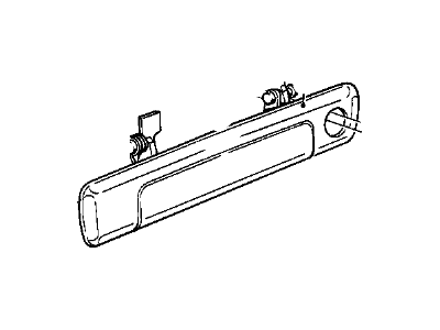 BMW 51-21-1-847-588 Outside Door Handle Right