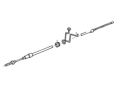 BMW 34-41-1-160-134 Bowden Cable