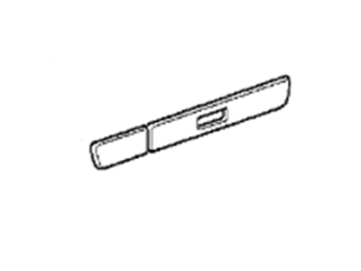 BMW 51-16-8-163-003 Wooden Cover For Can Holder