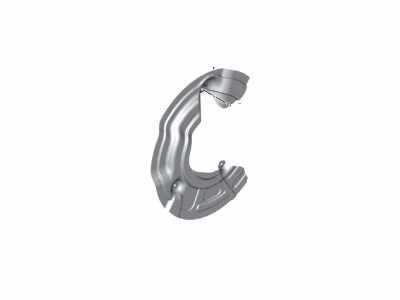 BMW 34-11-2-284-743 Protection Plate Left