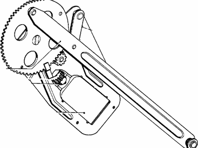 BMW 51-35-1-846-568 Rear Right Window Regulator