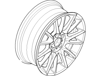 BMW 36-11-8-037-351 Light Alloy Rim