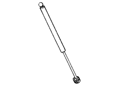 BMW 51-24-8-149-327 Left Gas Pressurized Spring